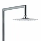 Coloana de duș în alamă cromată Design pătrat Fabricat în Italia - Padula Viadurini