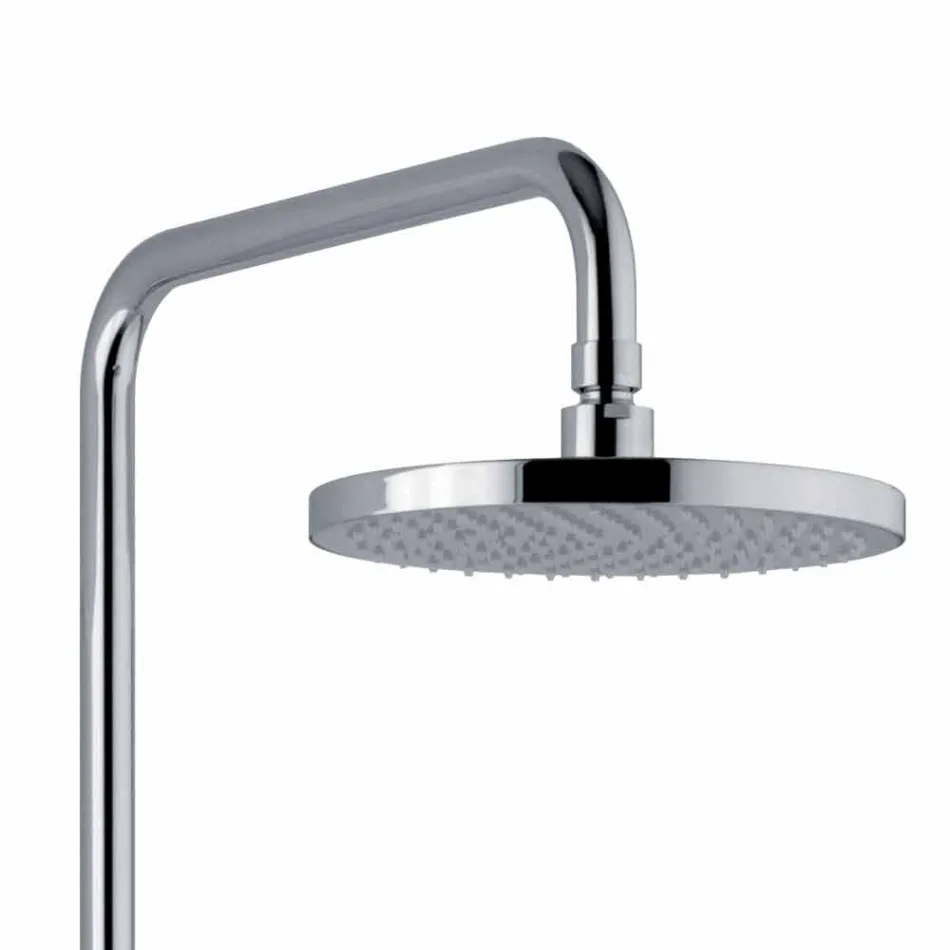 Coloana de duș telescopică și reglabilă din alamă cromată, fabricată în Italia - Naspo Viadurini