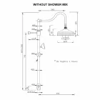 Coloana de duș din alamă fără mixer Design clasic Made in Italy - Yunda Viadurini