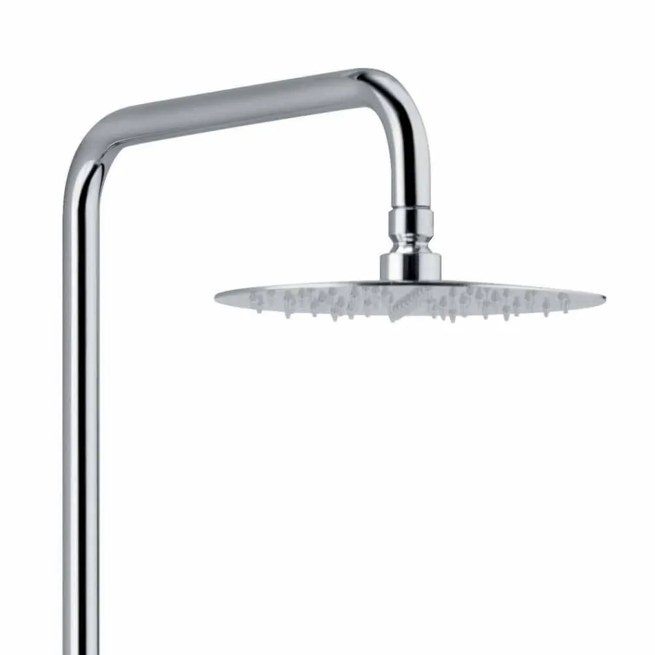 Coloană de duș cu o singură manetă din alamă Finisaj cromat Fabricat în Italia - Padula Viadurini