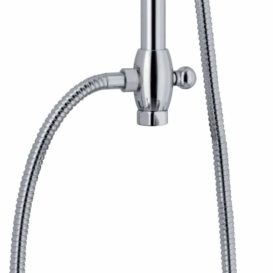 Coloană de duș telescopică din alamă Design clasic Made in Italy - Nesto Viadurini