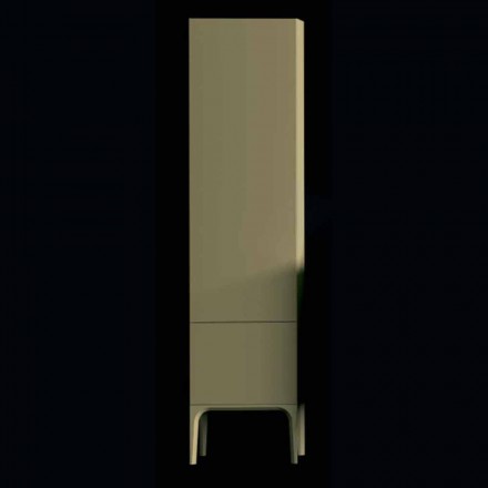 Amanda cabinet de baie din lemn cu 2 usi, design modern, fabricat in Italia Viadurini