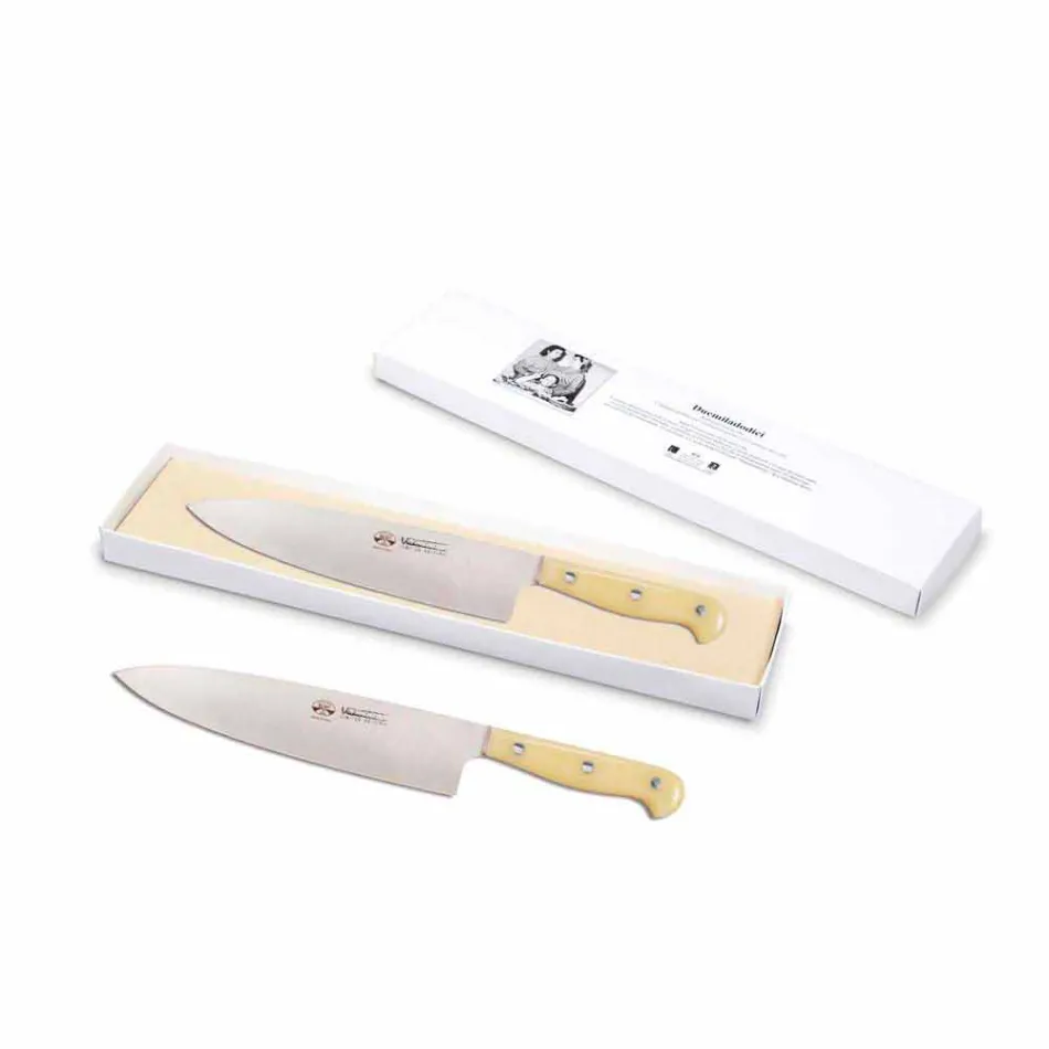 Cuțit Berti din oțel inoxidabil pentru carne și brânză, exclusiv pentru Viadurini - Arosio Viadurini