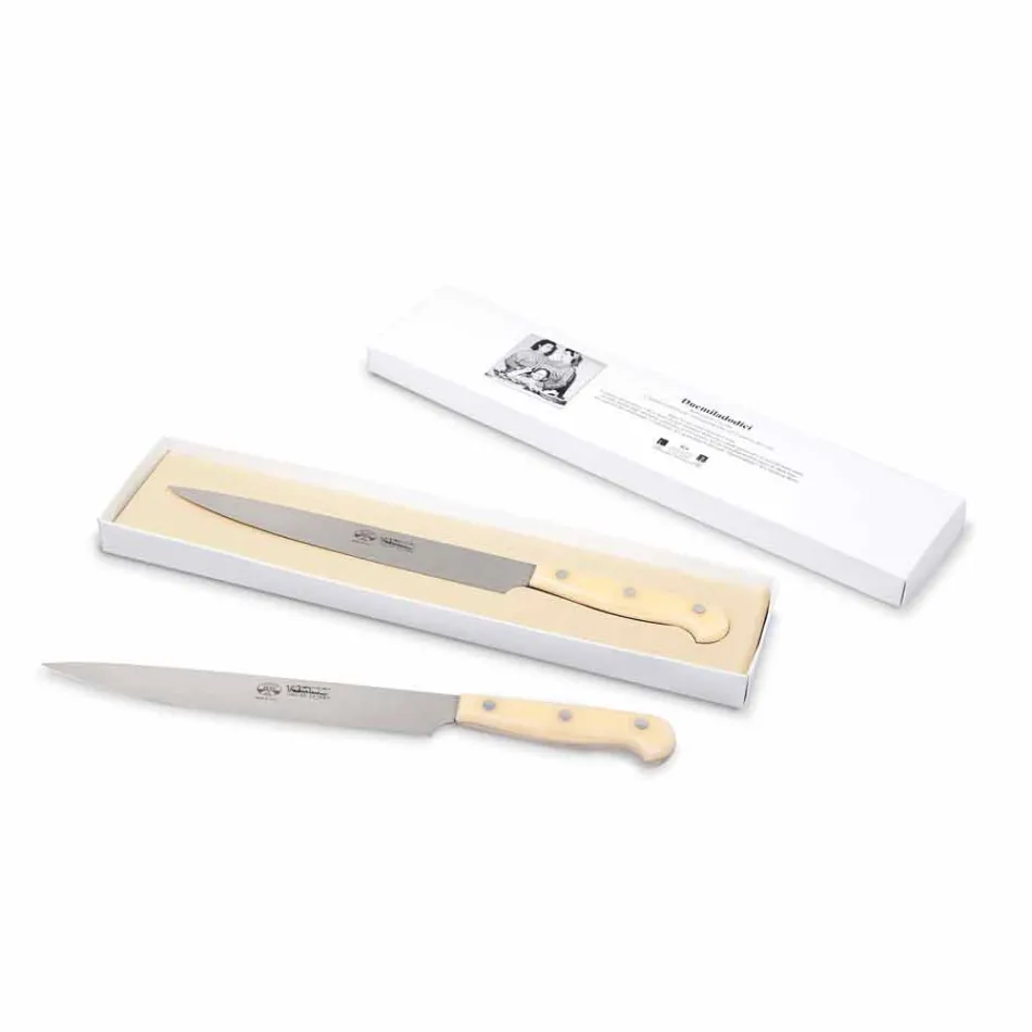 Cuțit de prăjit cu salam din oțel inoxidabil Berti Exclusiv pentru Viadurini - Gracco Viadurini