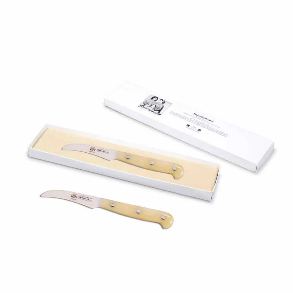 Cuțit de curățat curbat Berti exclusiv pentru Viadurini - Balocco Viadurini