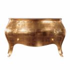 Proiectare de aur Dresser 3 sertare din lemn masiv, realizate în Italia, Giotto Viadurini