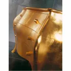 Proiectare de aur Dresser 3 sertare din lemn masiv, realizate în Italia, Giotto Viadurini