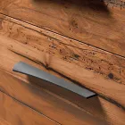 Dresser 3 sertare nuc design modern, L 131 x W 55 x H 80 cm, Sandro Viadurini