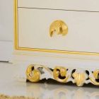Lăzi din lemn de design cu 4 sertare Zucchi, realizate în Italia Viadurini
