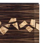 Design din piele de lemn din lemn de abanos 4Cassetti Grilli Zarafa fabricat în Italia Viadurini