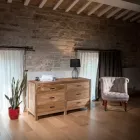 Comodă din lemn masiv de tec cu 6 sertare - Muay Viadurini