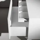 Noptieră cu 1 sertar din PAL vopsit - Leone Viadurini