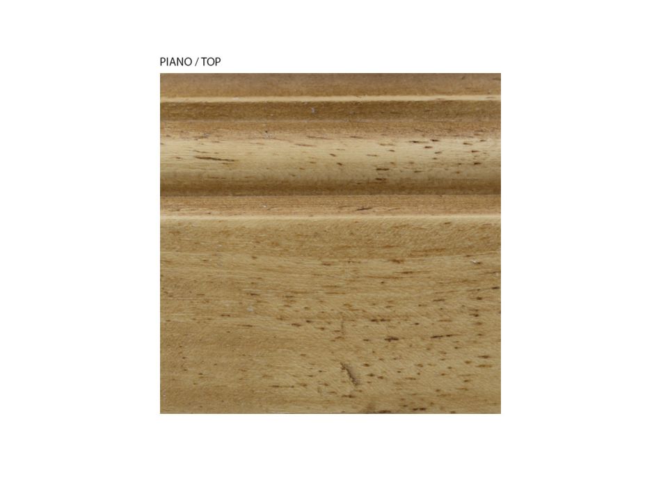 Noptiera cu structura din particule de lemn furniruit Made in Italy - Thor Viadurini