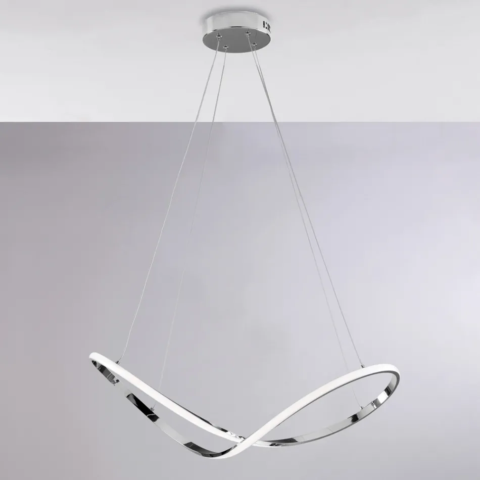 Un accesoriu luminos din sticlă și metal, fabricat în Italia, cu un gust elegant – Apollo Viadurini