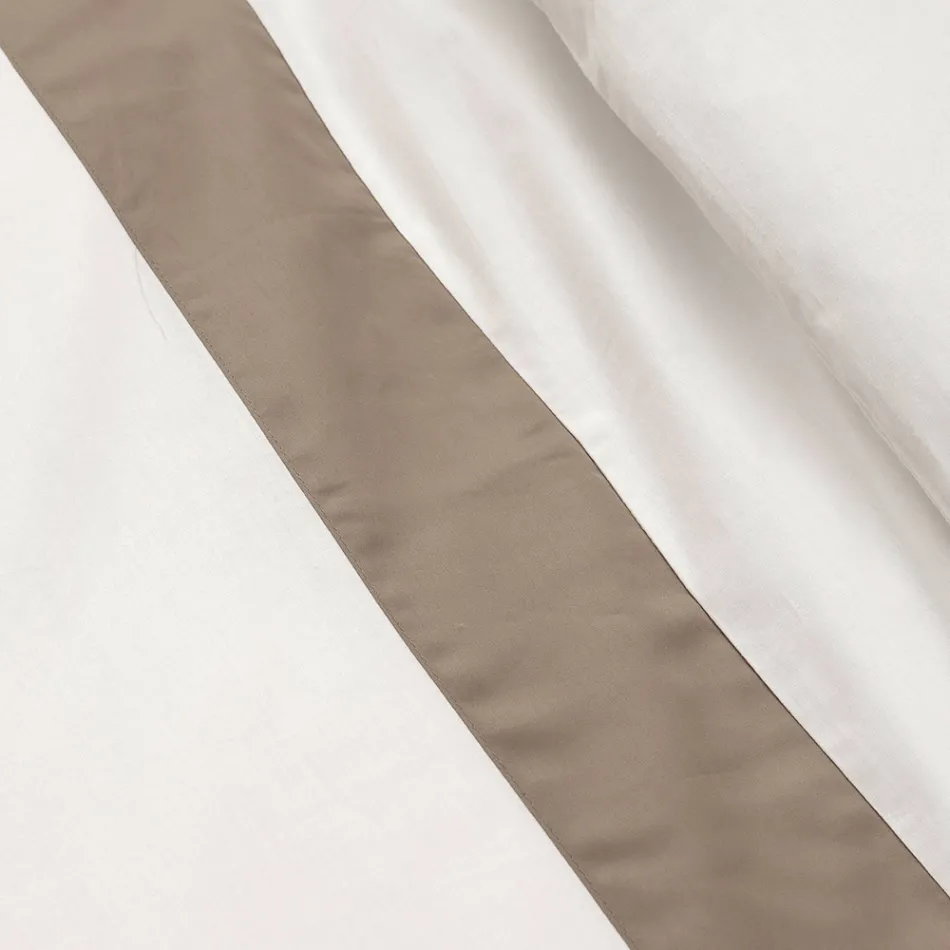 Set cuvertură de pilota King Size din bumbac 100% și satin 10% bumbac - Detaliu Viadurini