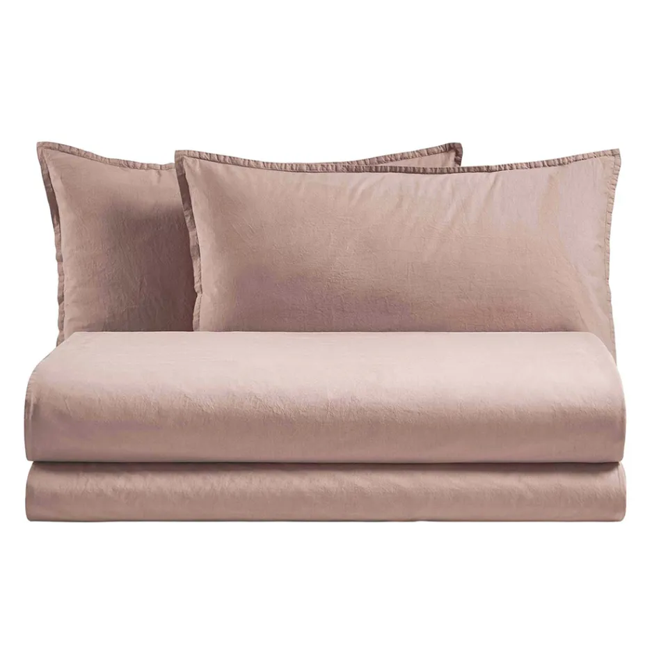 Husă de pilota dublă completă din bumbac pur vopsit în îmbrăcăminte - Delicatese Viadurini