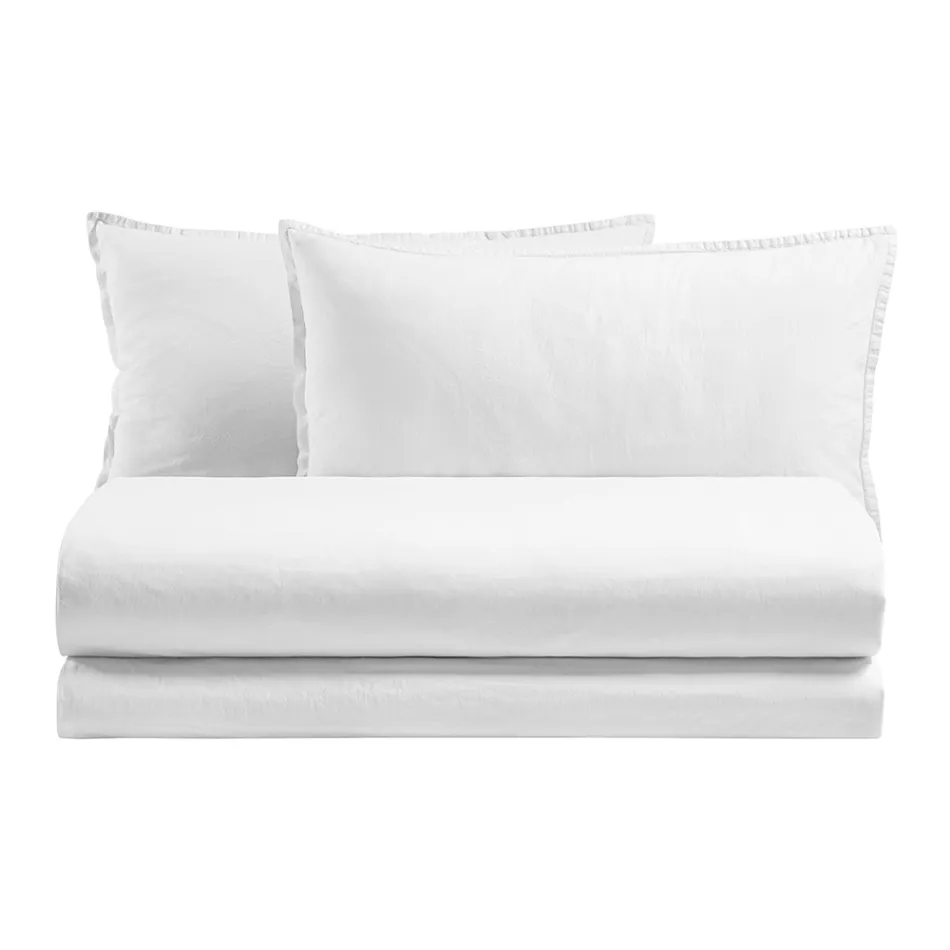 Husă de pilota dublă completă din bumbac pur vopsit în îmbrăcăminte - Delicatese Viadurini