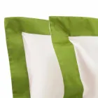 Set de foi din satin pentru pat dublu cu margini colorate - jacintină Viadurini