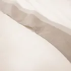 Set de pat dublu din 90% bumbac și 10% lenjerie Made in Italy - Nestle Viadurini