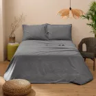 Pat dublu complet din bumbac pur vopsit și umbrit - delicatețe Viadurini