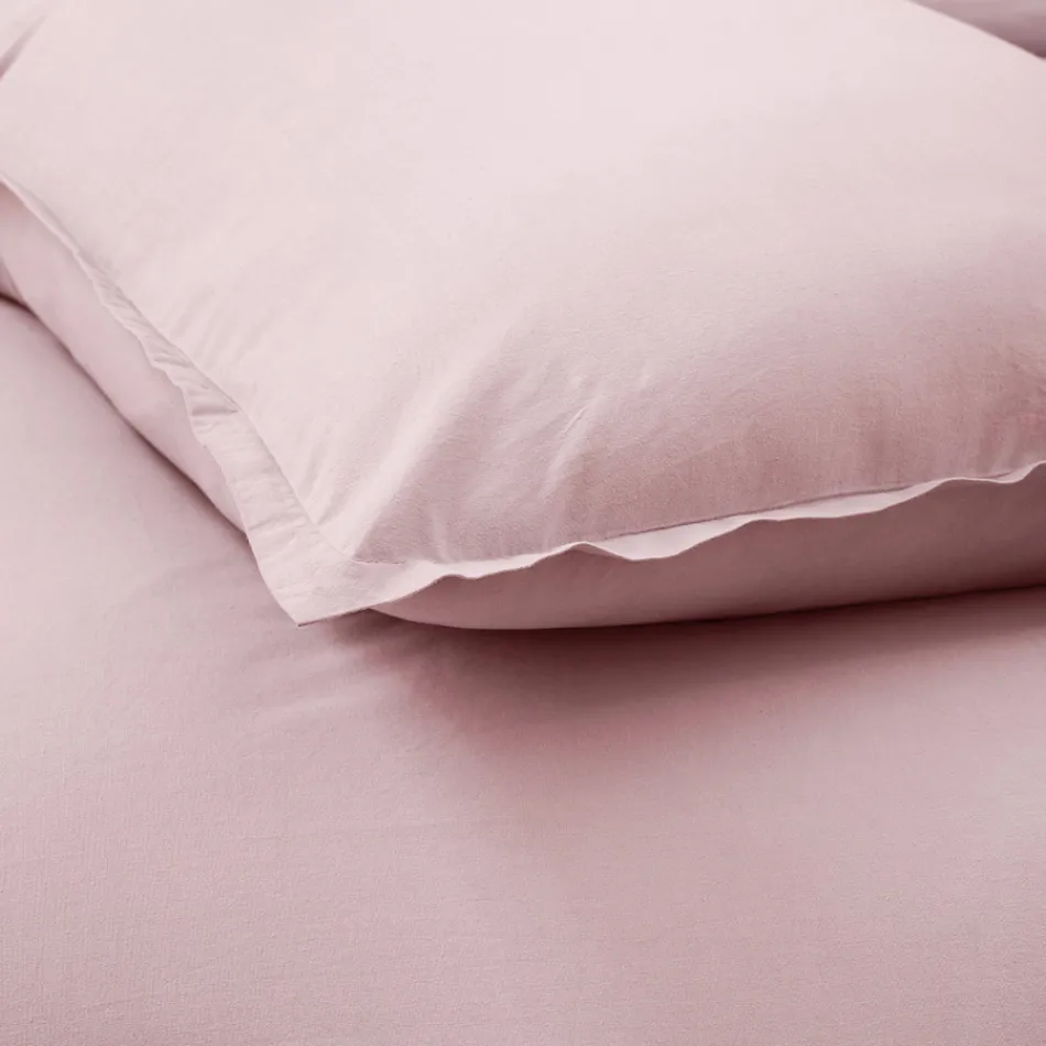 Pat dublu Complet din Bumbac Pur Vopsit și Umbrit - Delicatese Viadurini