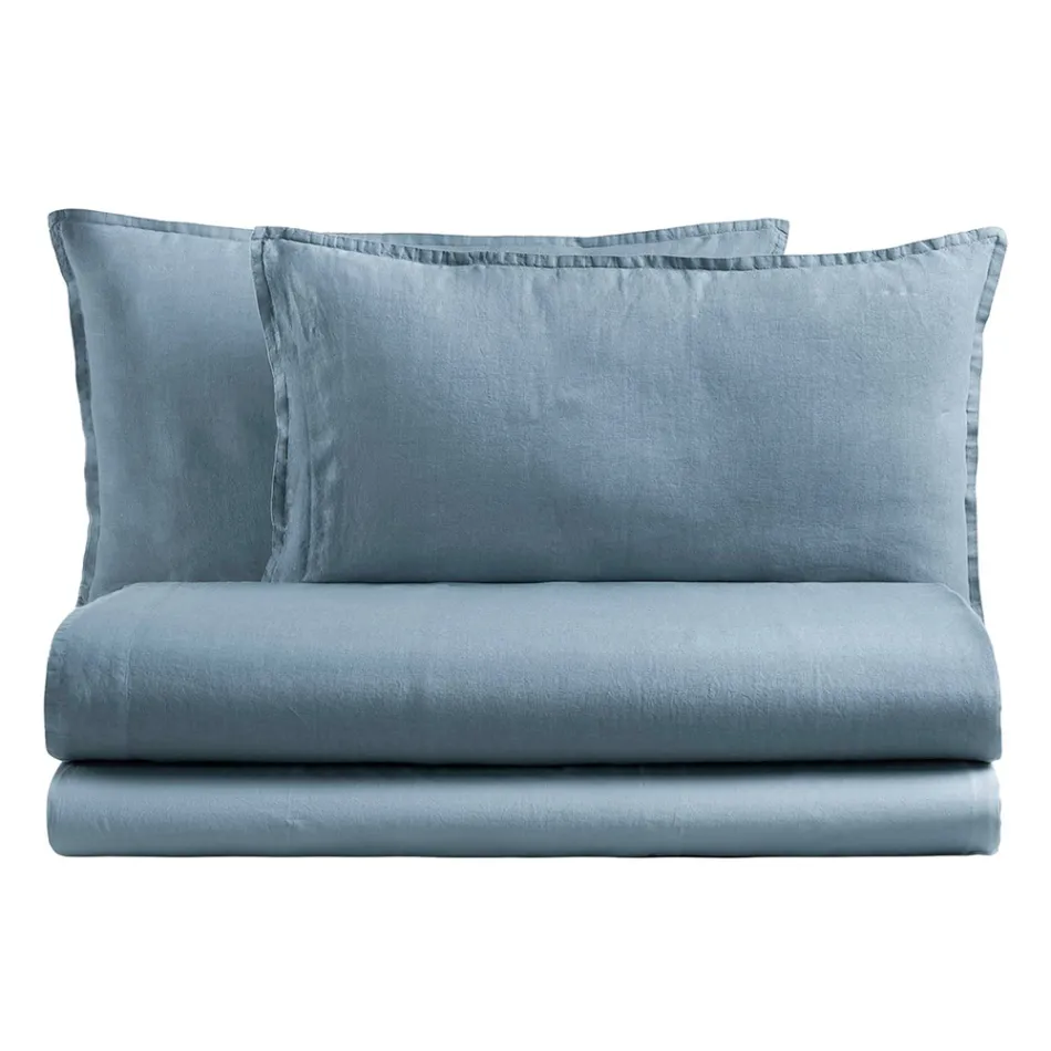 Pat Dublu Complet din Bumbac Pur Vopsit și Umbrit - Delicatese Viadurini