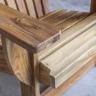 Compoziție 2 Mobilier de baie din lemn masiv de tec - Solferino Viadurini