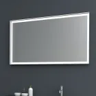 Compoziție 2 Mobilier de baie suspendat în MDF lăcuit platină 120 cm - Renga Viadurini