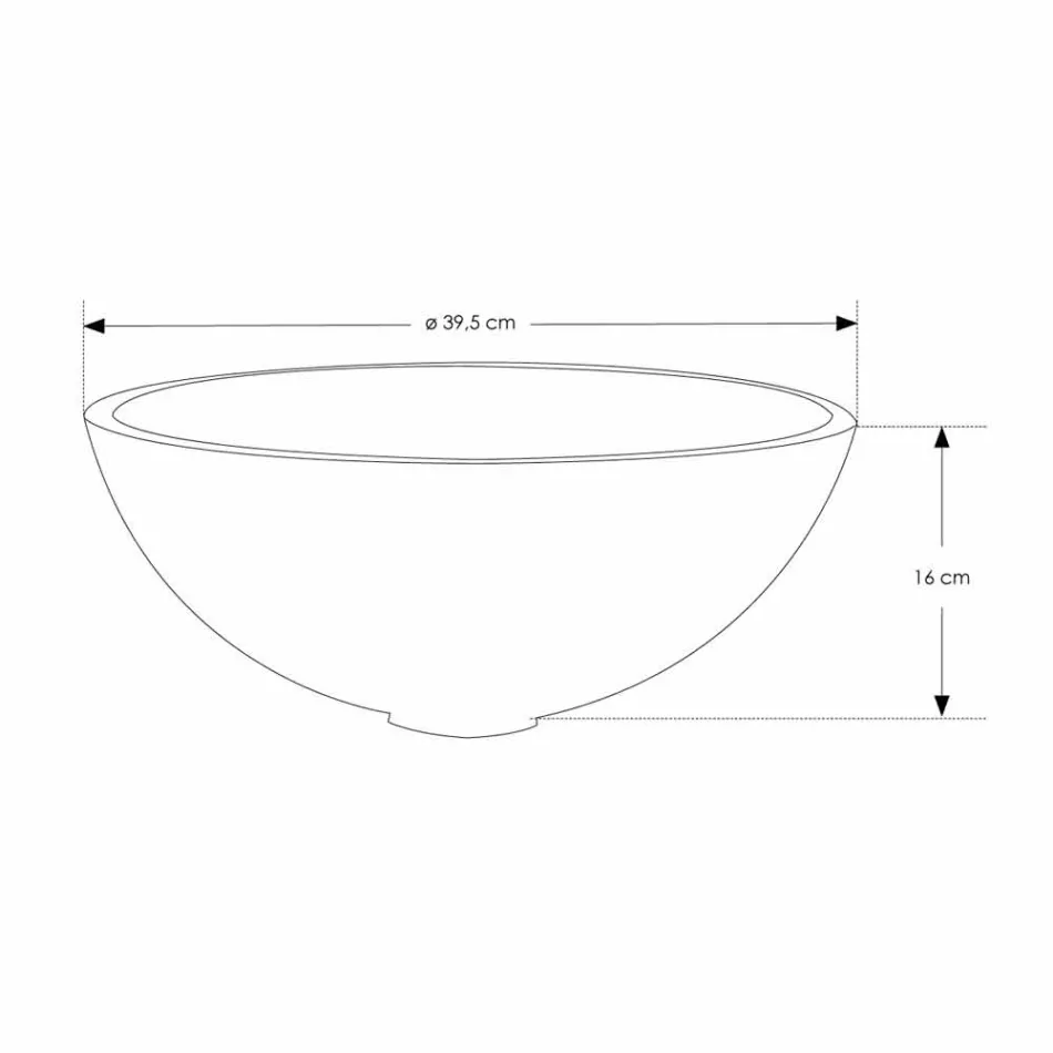 Compoziție 3 Mobilier de baie din lemn de tec cu chiuvetă din rășină - Essence Viadurini