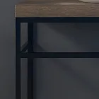 Compoziție 3 Mobilier de baie din metal, lemn și ceramică Fabricat în Italia - Cizco Viadurini