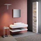 Compoziție 3 Mobilier de baie suspendat din gresie porțelan 4 Finisaje - Rambina Viadurini