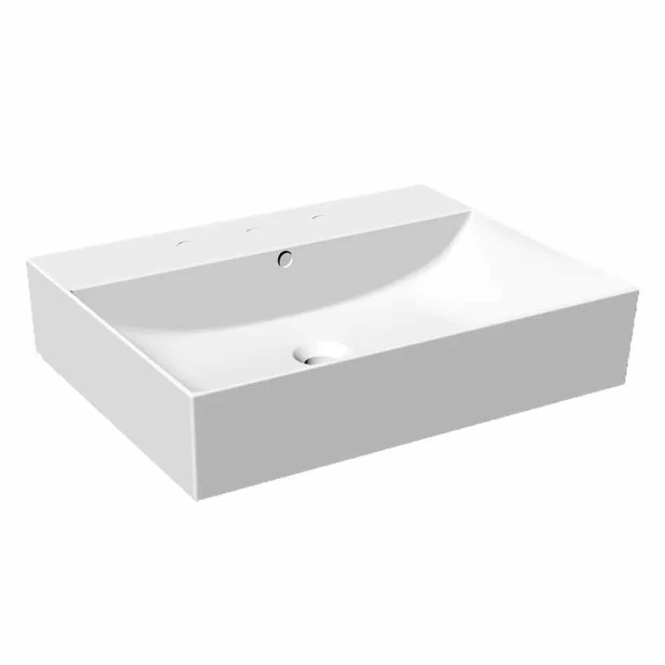 Compoziție 3 Mobilier de baie suspendat din gresie porțelan 4 Finisaje - Rambina Viadurini