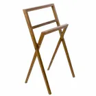 Compoziție 4 Mobilier de baie din lemn de tec și oțel cromat - Beatles Viadurini