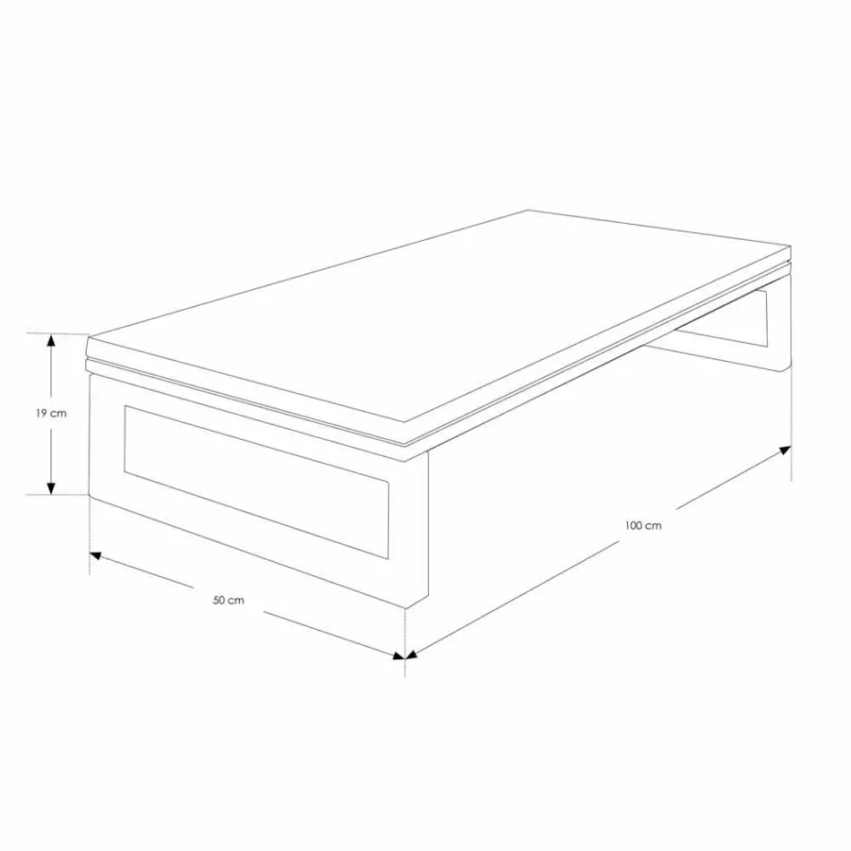Compoziție 4 Mobilier de baie din lemn de tec și oțel cromat - Beatles Viadurini