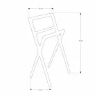 Compoziție 4 Mobilier de baie din lemn de tec și oțel cromat - Beatles Viadurini