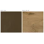 Compoziție modernă de perete din stejar cu noduri nordice și finisaj fier - Siri Viadurini