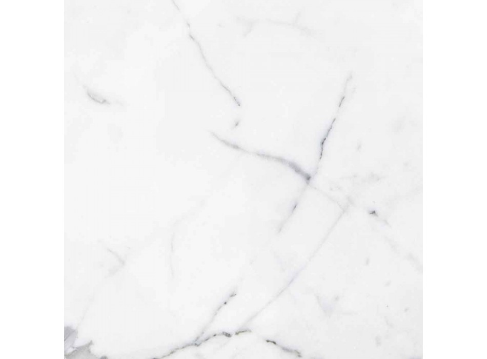 Accesorii pentru baie compozite din marmură albă Carrara Fabricată în Italia - Tuono Viadurini