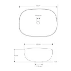 Compoziție de baie albă cu suport de sol și accesorii de design - Georges Viadurini