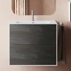 Compozitie pentru baie compusa din oglinda si baza anti-zgarieturi Made in Italy - Kilograme Viadurini