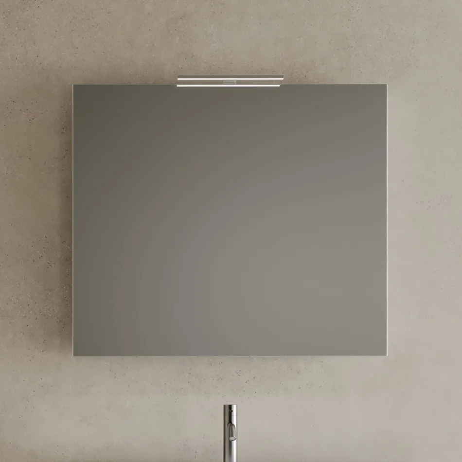 Compoziție de baie inclusiv bază cu 2 sertare și 1 ușă din stejar - Titan Viadurini