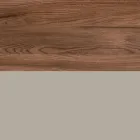 Compoziție de baie cu 1 sertar, 2 rafturi din stejar, chiuvetă și oglindă - Titan Viadurini