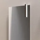 Compoziție de baie cu 1 sertar, 2 rafturi din stejar, chiuvetă și oglindă - Titan Viadurini