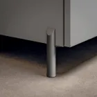 Compoziție de baie cu 1 sertar, chiuvetă și oglindă din rășină antracit - Titan Viadurini