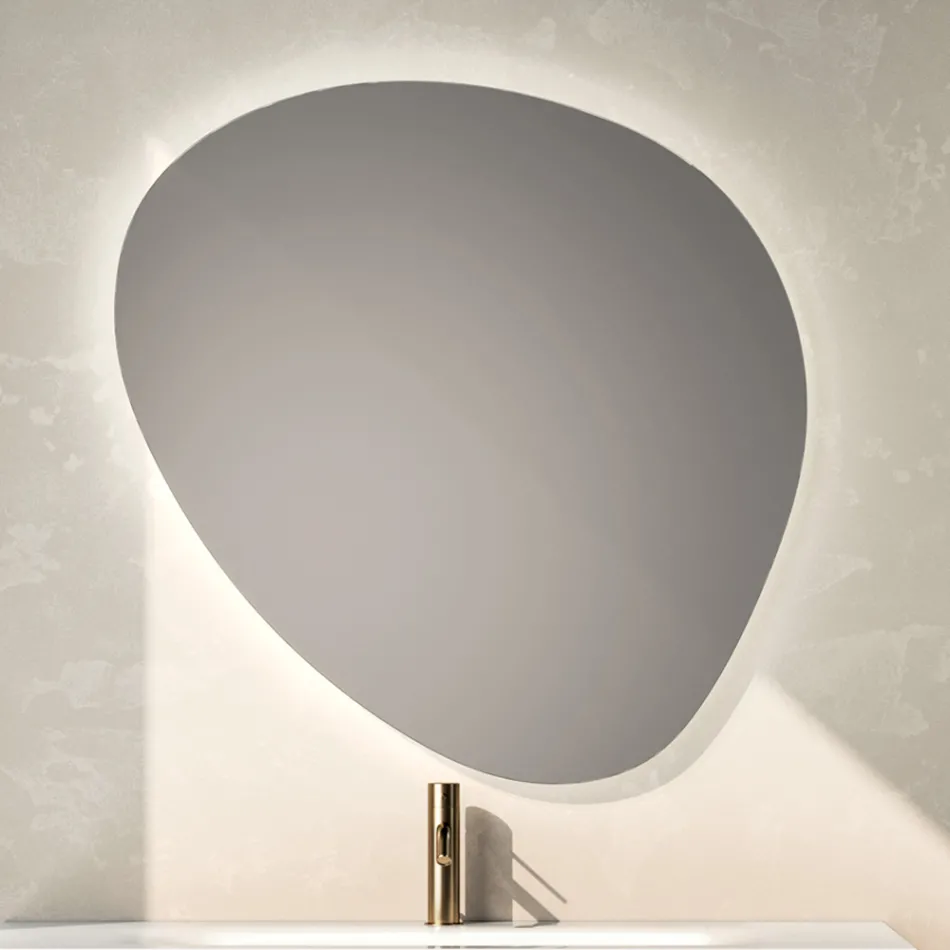 Compoziție de baie cu 2 sertare, 2 compartimente deschise și chiuvetă - Elios Viadurini