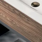 Compoziție de baie cu 2 sertare, 2 compartimente deschise și chiuvetă - Elios Viadurini