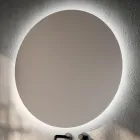 Compoziție de baie cu 2 sertare, oglindă și chiuvetă din rășină albă - Magnolia Viadurini