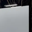 Compoziție de baie cu 4 sertare, 2 chiuvete ceramice și oglindă - Titan Viadurini