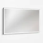 Compoziție de baie cu 4 sertare Avio Blue, oglindă și chiuvetă - Velaria Viadurini