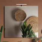 Compozitie Baie cu Baza Suspendata, Oglinda si Lavoar Made in Italy - Vis Viadurini