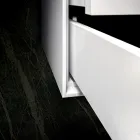 Compozitie Baie cu Baza, Oglinda si Lavoar Rasina Made in Italy - Kilos Viadurini